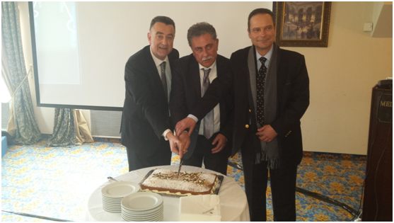 (από δεξιά) Οι κ. Νικόλαος Στρατηγάκης, Βασίλης Καραθάνος & Δημήτρης Αναστασίου.