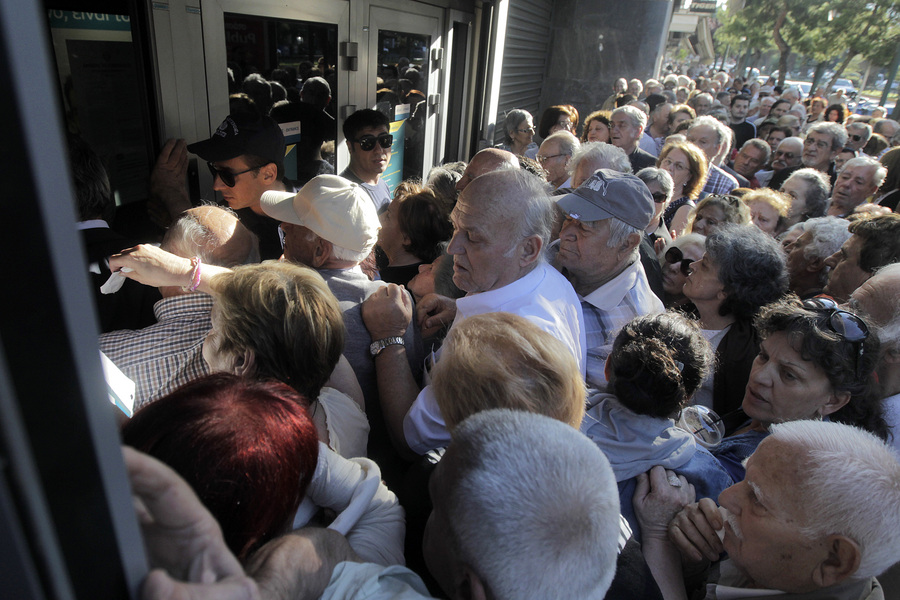 Ουρές για συντάξεις