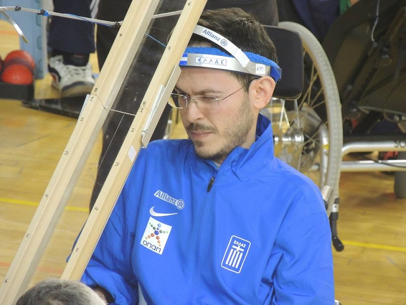 Ο Χρυσός Παραολυμπιονίκης στο boccia, Γρηγόρης Πολυχρονίδης.