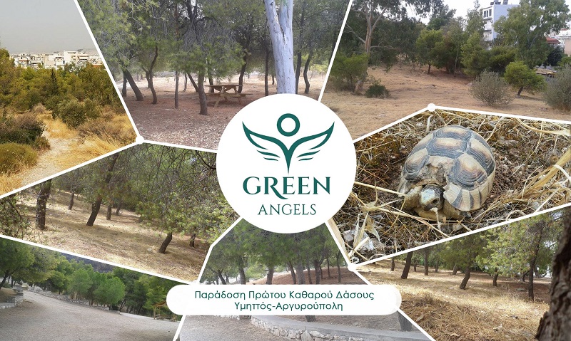 Οι GREEN ANGELS παρέδωσαν το 1ο Καθαρό Δάσος της Αττικής