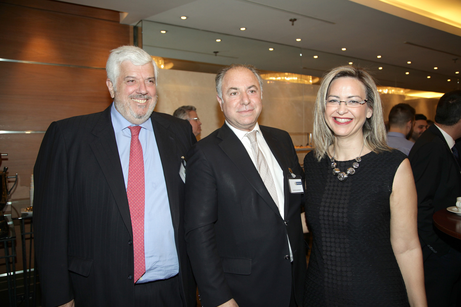 ο κ. Γεώργιος Κώτσαλος, ο κ. Γεώργιος Καραβίας και η κ. Νάντια Σταυρογιάννη