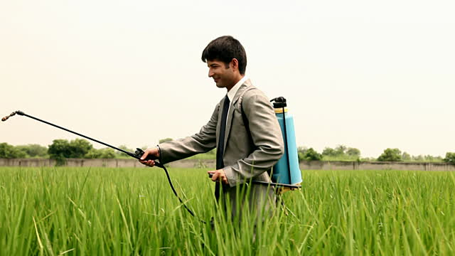 farmer in a suit