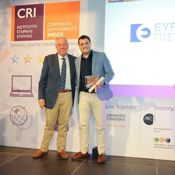 Ευρωπαϊκή Πίστη: Bronze Award στα Βραβεία Εταιρικής Υπευθυνότητας CRI