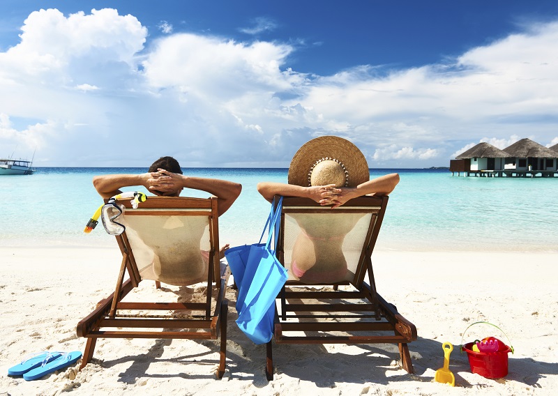 Couple on a beach