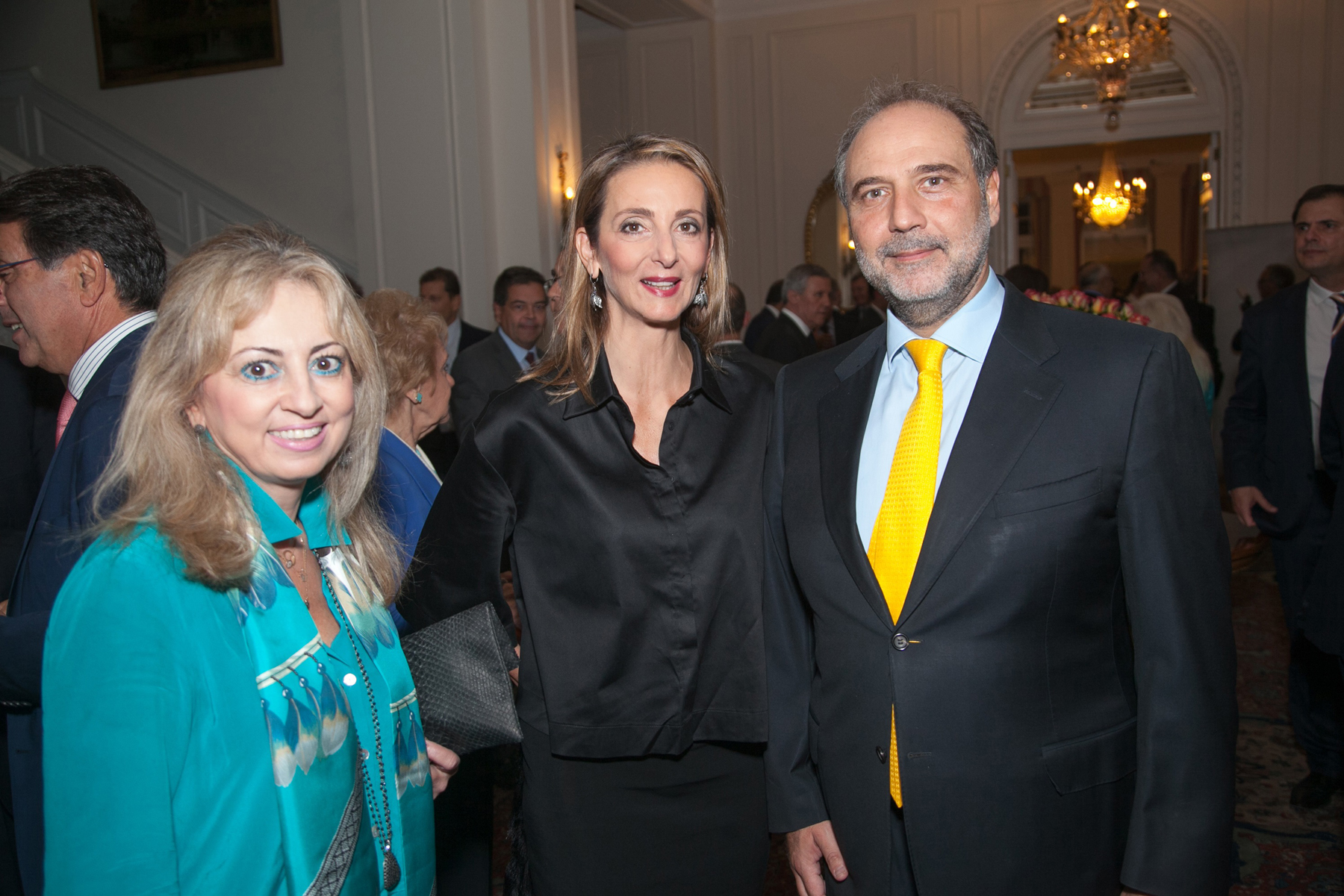 Νέλλυ Τζάκου-Λαμπροπούλου (Γενική Δ/ντρια Λιανικής Τραπεζικής ΕΤΕ), Νάντια Θεοχαράκη-Χάρης Οικονομόπουλος (Πρόεδρος Ελληνοβρετανικού Εμπορικού Επιμελητηρίου)