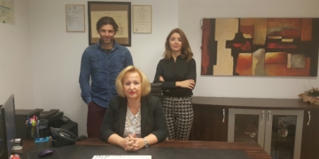 Από Αριστερά: Δημήτρης Κουρτίδης, Αναστασία Κουρτίδου, Ιωάννα Κουρτίδου