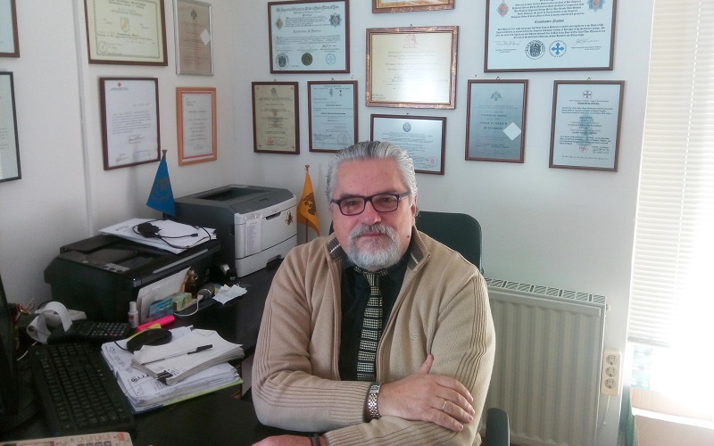 Ο κ. Κωσταντίνος Νάστος, Διευθυντής Γραφείου Ευρωπαικής Πίστης στην πόλη της Λάρισας