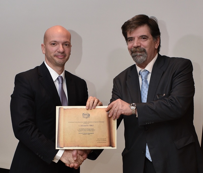 Allianz Α.Ε.Δ.Α.Κ: Βράβευση για τις υψηλές αποδόσεις των Α/Κ το 2016