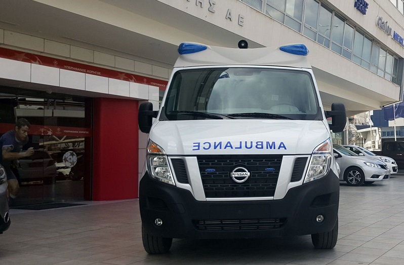 To Ασθενοφόρο Nissan NV400 από τη Nissan Νικ. Ι. Θεοχαράκης Α.Ε.