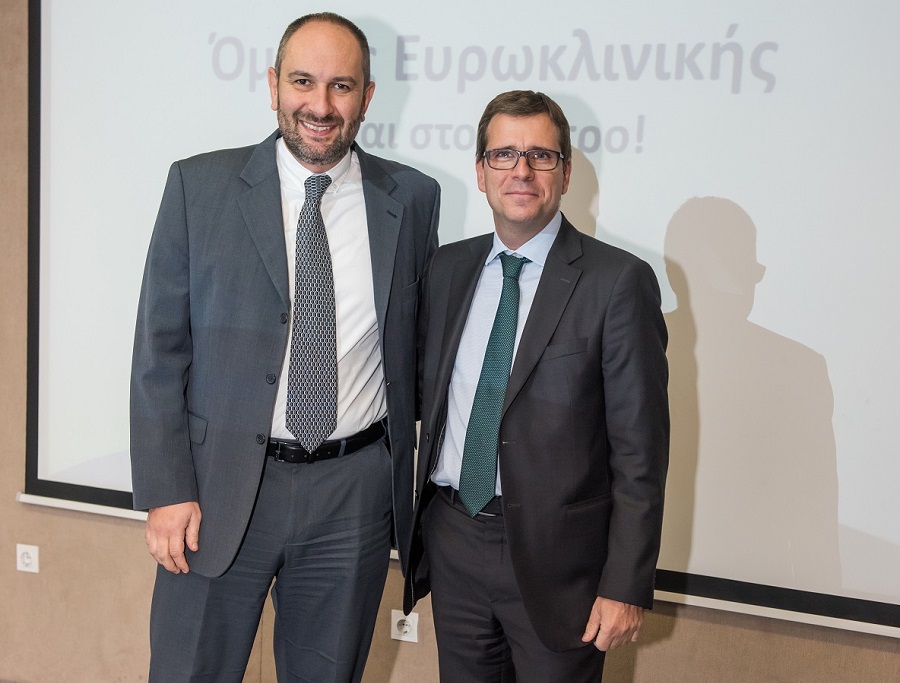 Αντώνης Βουκλαρής, Διευθύνων Σύμβουλος Ομίλου Ευρωκλινικής,, Νίκος Δελένδας, Γενικός Διευθυντής Πωλήσεων & Εκπαίδευσης Eurolife ERB Aσφαλιστική