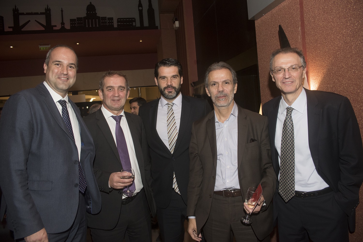 Ν. Μπλάνας, Λ. Τσιτουρίδης, Ν. Καλύβας, Π. Καββάδας, Σ. .Χλέμπος