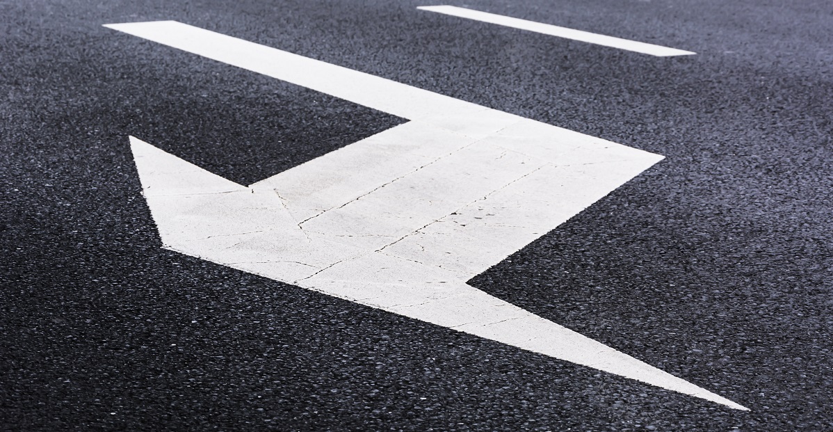 right turn driving of traffic signs
