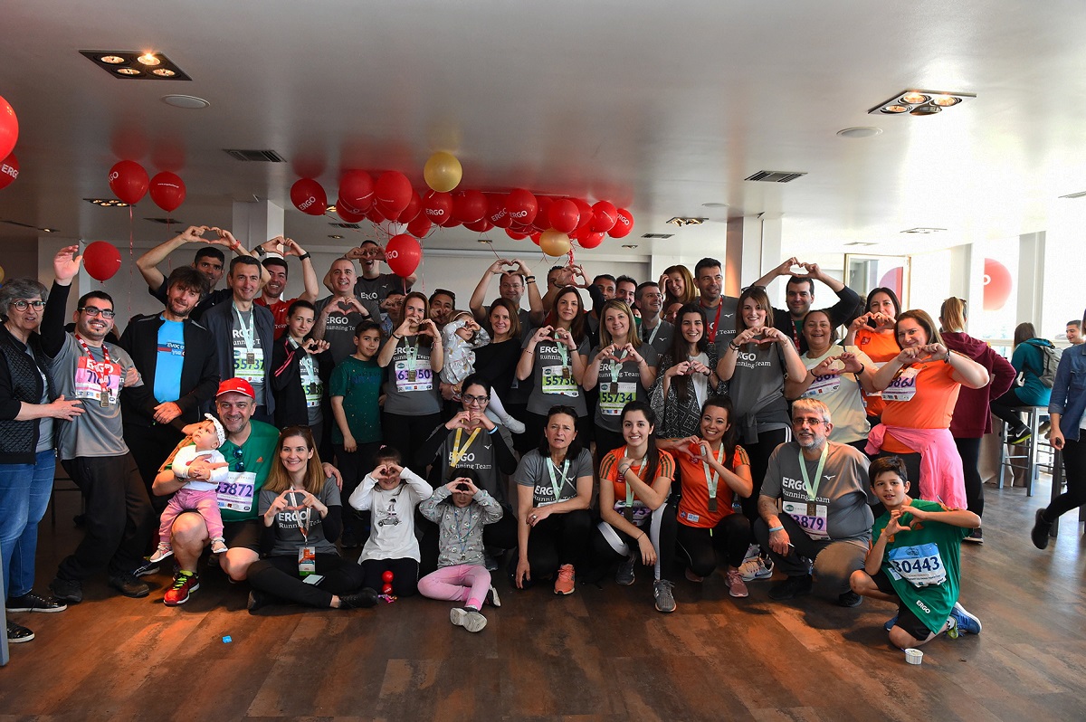 Μέλη της ERGO Running Team μετά την ολοκλήρωση των αγώνων