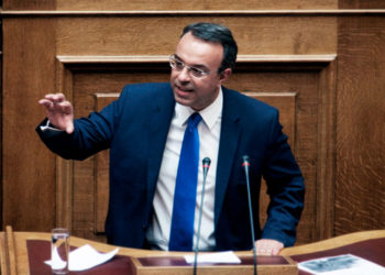Ο Χρήστος Σταϊκούρας είναι Έλληνας ακαδημαϊκός, πολιτικός, βουλευτής Φθιώτιδος της Νέας Δημοκρατίας και Υπουργός Οικονομικών της Κυβέρνησης Κυριάκου Μητσοτάκη 2019.