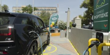 Electric car BMW demostration at Groupama Hellas. Photography: Pantelis Ladas http://ldspro.net