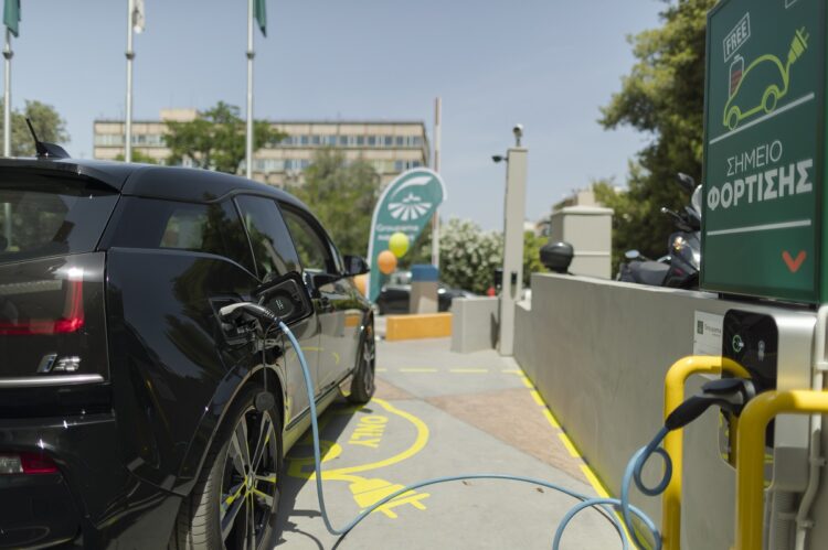 Electric car BMW demostration at Groupama Hellas. Photography: Pantelis Ladas http://ldspro.net