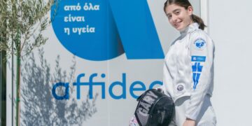 Με την Affidea στο πλευρό της η Πρωταθλήτρια ξιφασκίας Σταυρίνα Γαρυφάλλου