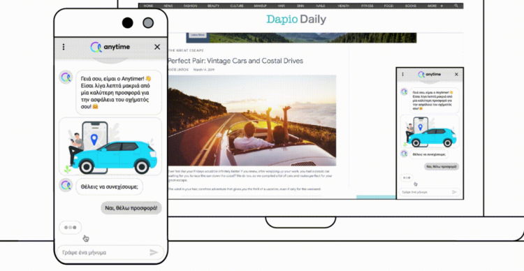 Η Anytime της INTERAMERICAN case study στο Think We Google για τη χρήση των Conversational Ads AdLingo