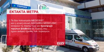 INTERAMERICAN: Δωρεάν διάθεση υπηρεσιών Πρώτων Βοηθειών σε πληγέντες από τις πυρκαγιές