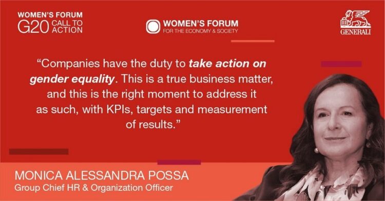 Ο Όμιλος Generali εταίρος του Women’s Forum G20 Italy