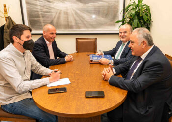 Συνάντηση Γ. Χατζηθεοδοσίου και Γ. Καββαθά με τον Γραμματέα του ΜέΡΑ25