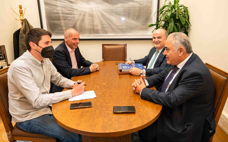 Συνάντηση Γ. Χατζηθεοδοσίου και Γ. Καββαθά με τον Γραμματέα του ΜέΡΑ25