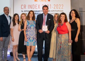 Διάκριση της Eθνικής Ασφαλιστικής στο CR Index 2021-2022
