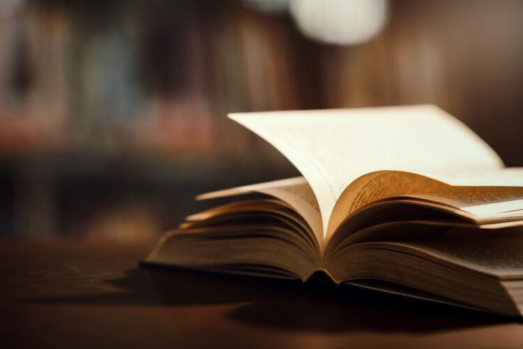 book-library-with-open-textbook