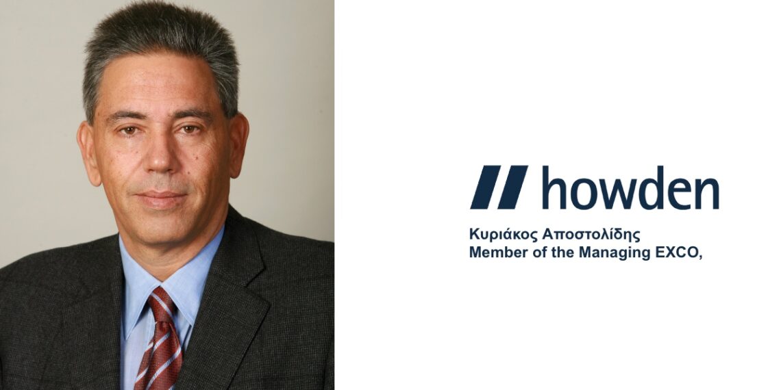 howden: Ο Κ. Αποστολίδης, επικεφαλής  Ανάπτυξης Εργασιών Ελλάδας & Κύπρου
