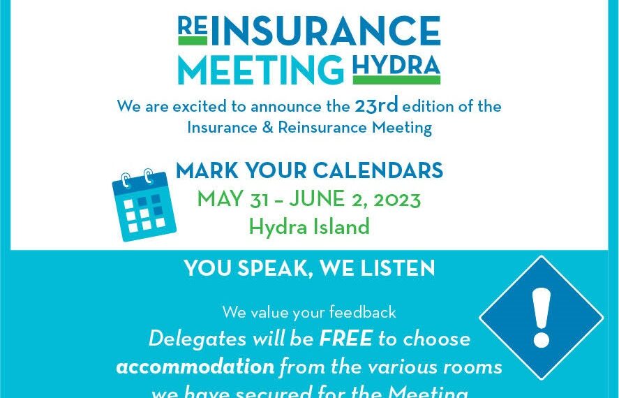 31 Μαΐου – 2 Ιουνίου 2023 η ασφαλιστική συνάντηση στην Ύδρα