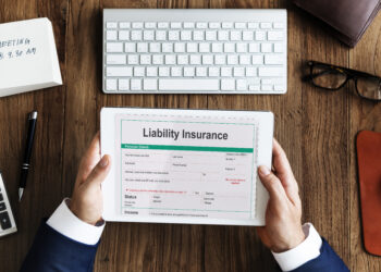 Liability Insurance Money RIsk Form Document Concept