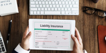 Liability Insurance Money RIsk Form Document Concept