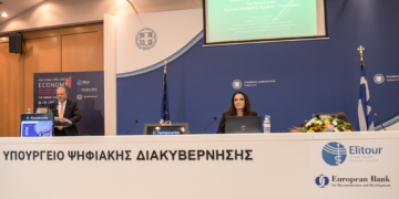 Οι κ.κ. Κωνσταντίνος Κουσκούκης και Χριστίνα Ταμπουρέα