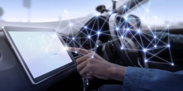 Gps system in a smart car