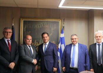 Συνάντηση Α. Γεωργιάδη με την ηγεσία της ΓΣΕΒΕΕ