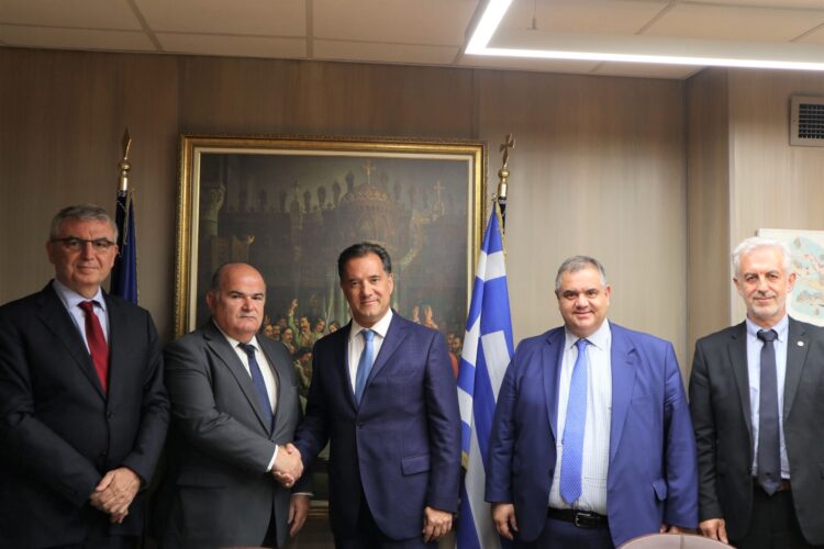 Συνάντηση Α. Γεωργιάδη με την ηγεσία της ΓΣΕΒΕΕ