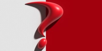 Question Mark 3d Symbol Design Transparent Psd File.