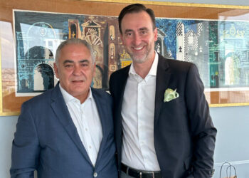 Συνάντηση Γιάννη Χατζηθεοδοσίου & Laurent Thuillier