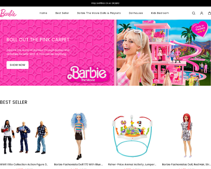 Πλαστή σελίδα που πουλούσε κούκλες Barbie