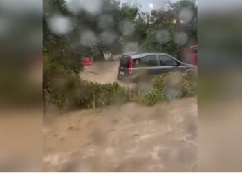 Η ορμή των πλημμυρών στη Θεσσαλία (video)