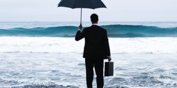 Business insurance template psd with editable text