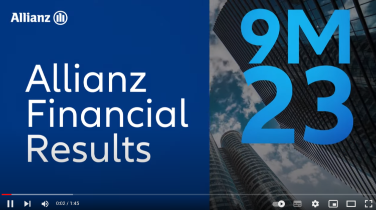 Αύξηση εσόδων 4,5% για τον όμιλο Allianz στο γ’ τρίμηνο του 2023 (video)