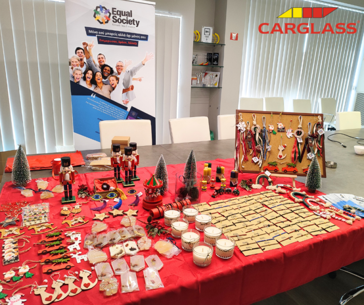 Carglass® – Χριστουγεννιάτικο Bazaar από τον οργανισμό «Equal Society»