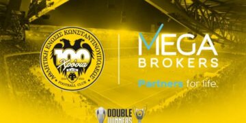 Συνεχίζουν μαζί ΑΕΚ και MEGA BROKERS