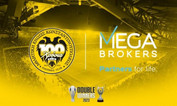 Συνεχίζουν μαζί ΑΕΚ και MEGA BROKERS