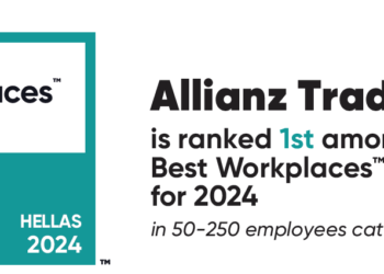 H Allianz Trade στην Ελλάδα στην 1ηθέση στη Λίστα Best WorkplacesTM for Women Hellas 2024