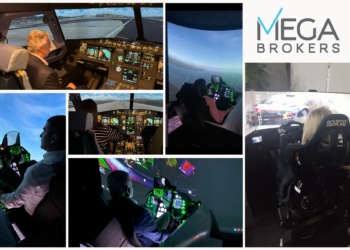 Στο “The Pilot Center” η διευθυντική ομάδα της Mega Brokers