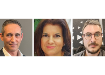 Οι Στ. Χατζηδήμας, Κ. Δασίλα και Α. Καραμαλής στην ομάδα της Howden