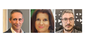 Οι Στ. Χατζηδήμας, Κ. Δασίλα και Α. Καραμαλής στην ομάδα της Howden