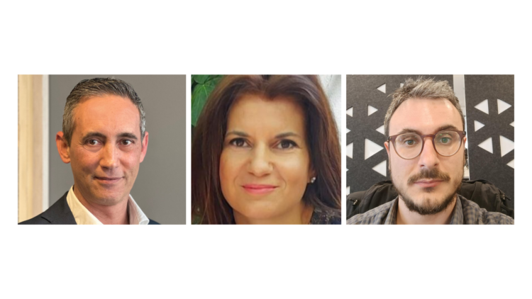 Οι Στ. Χατζηδήμας, Κ. Δασίλα και Α. Καραμαλής στην ομάδα της Howden